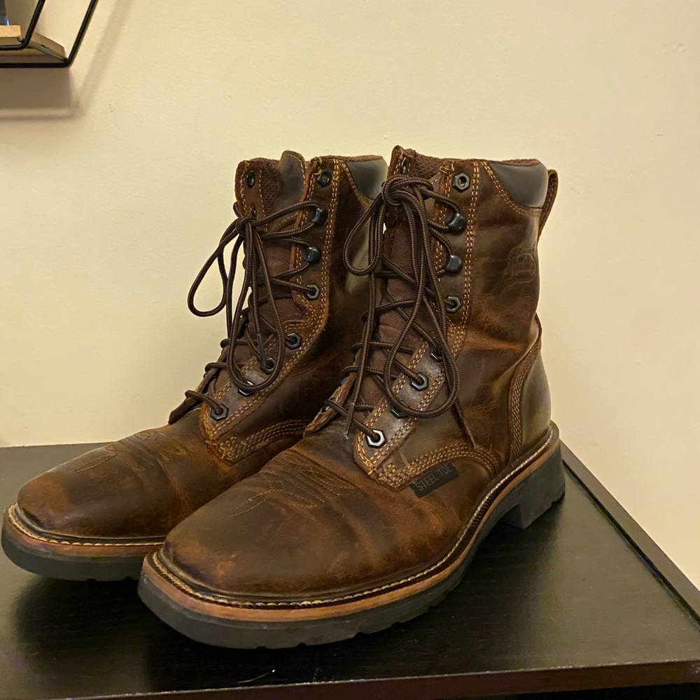 Justin Steel Tor Lace Up Work Boots